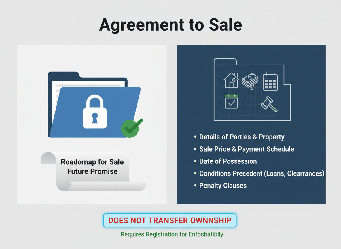 Difference Between an Agreement to Sale and a Sale Deed