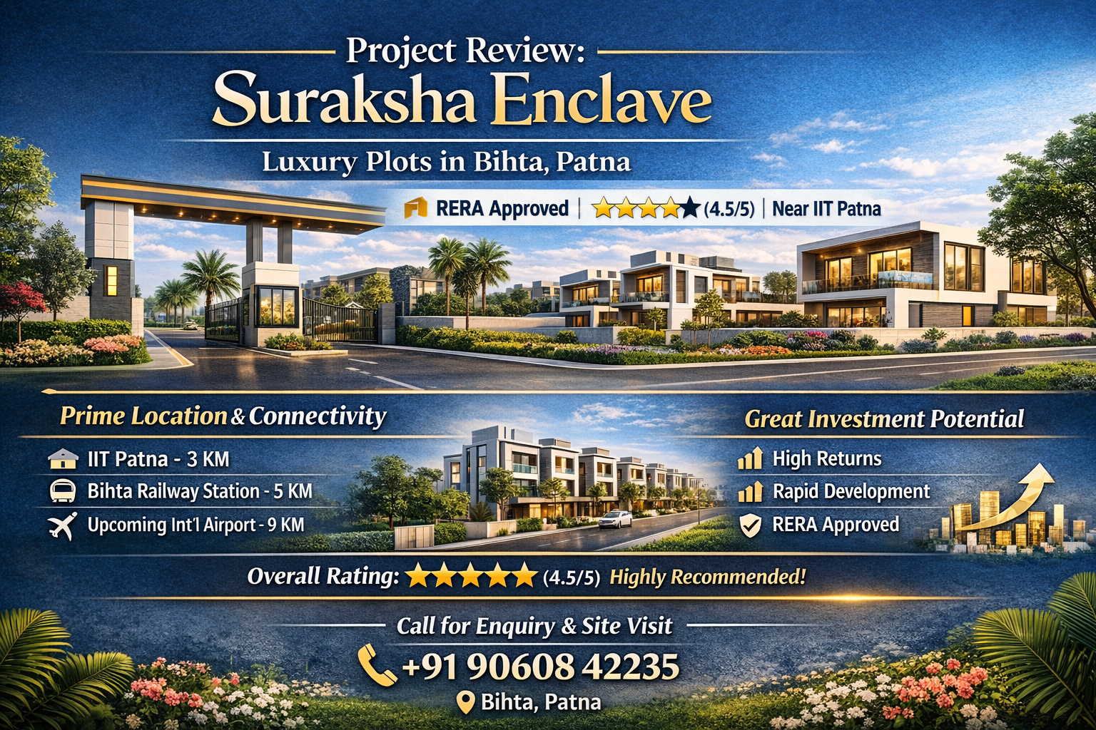 Project Review: Suraksha Enclave – Luxury Plots in Bihta, Patna