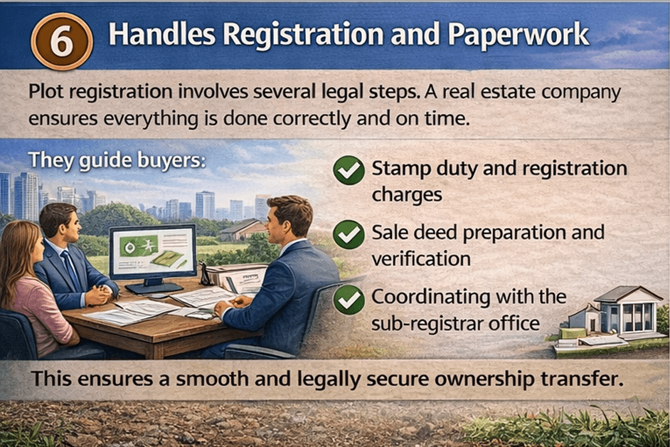 Handles Registration and Paperwork