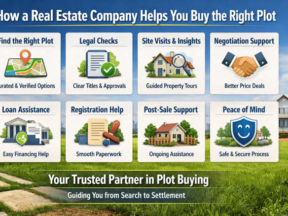 How a Real Estate Company Helps a Buyer While Buying a Plot