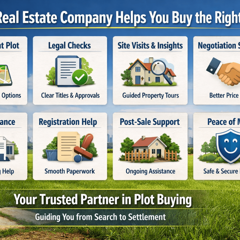 How a Real Estate Company Helps You Buy the Right Plot
